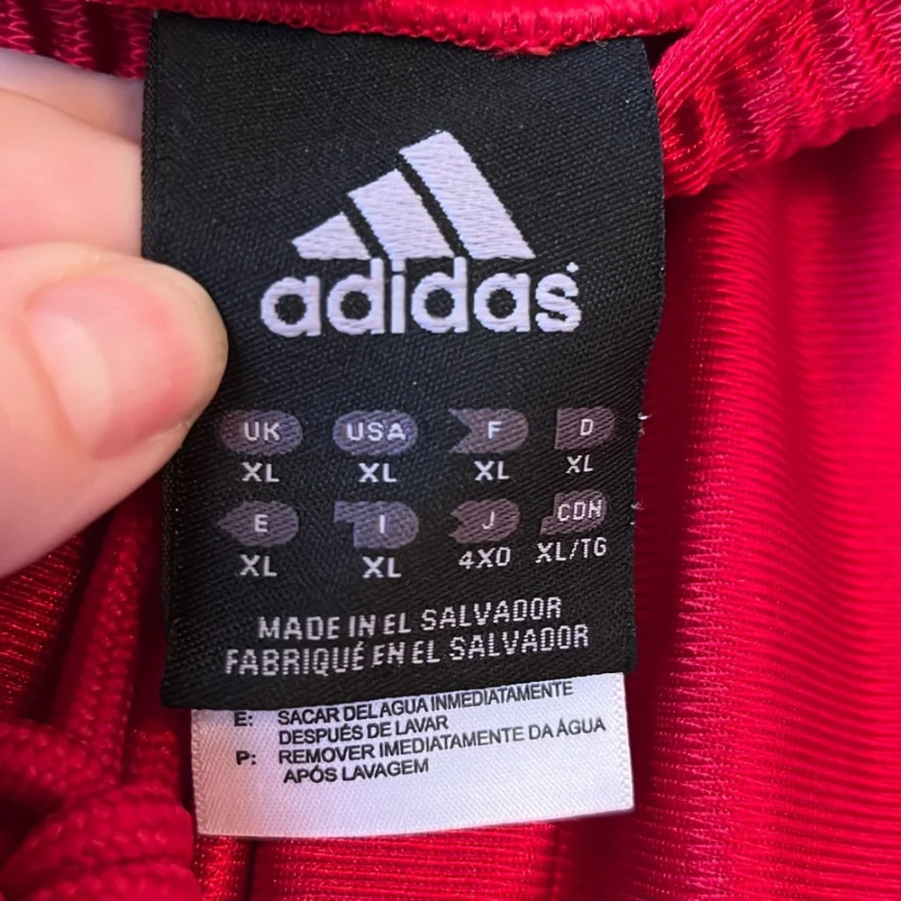 adidas red basketball